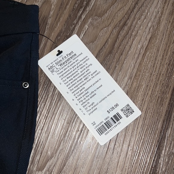 ABC Slim-Fit Pocket pant  
Warpstreme obsidian color - Picture 8 of 11